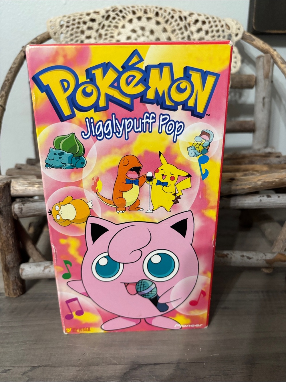 PIONEER Pokémon Jigglypuff Pop VHS Video Tape PRE OWNED UNTESTED